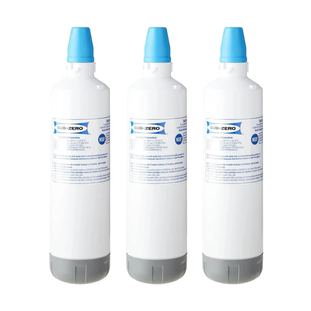 Side view of the Sub-Zero 7012333 UC-15 ice maker water filter, designed for optimal filtration and easy installation.